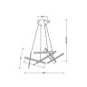 Подвесной светильник MAYTONI LINE MOD016PL-L80BK