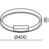 Потолочный светильник MAYTONI RIM MOD058CL-L35BSK