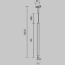 Трековый светильник MAYTONI SKIM LEVITY TR191-1-3W4K-M-BBS