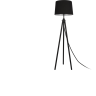 Напольный светильник (торшер) MAYTONI CALVIN Z177FL-01B